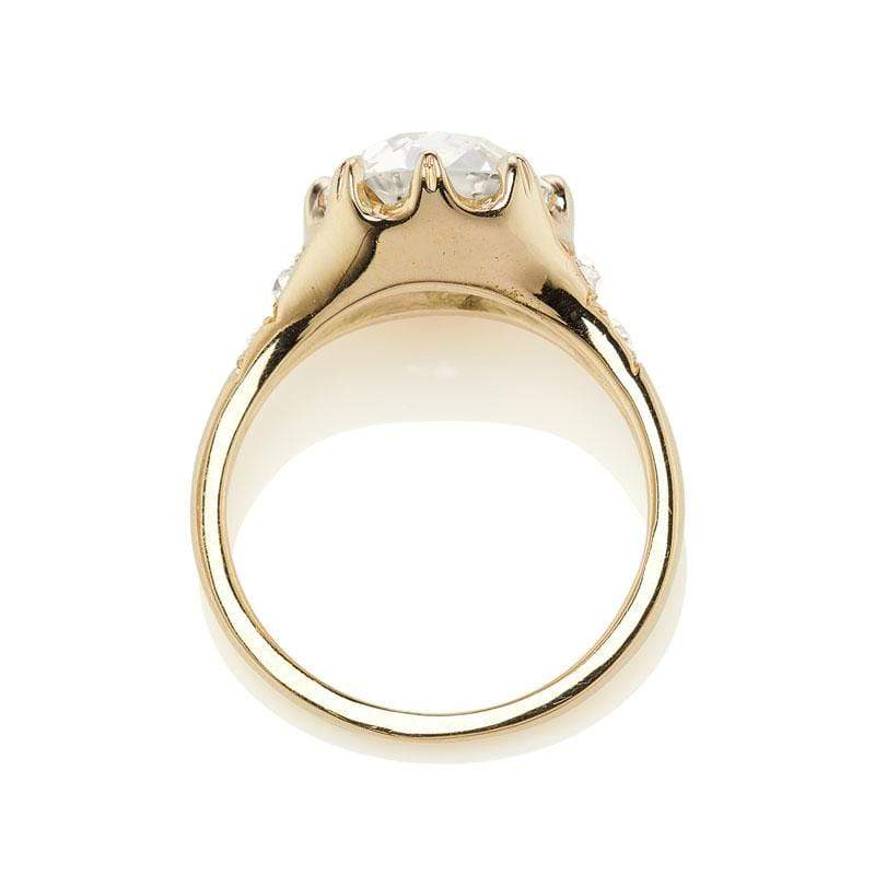 3-4 Carats vintage engagement ring