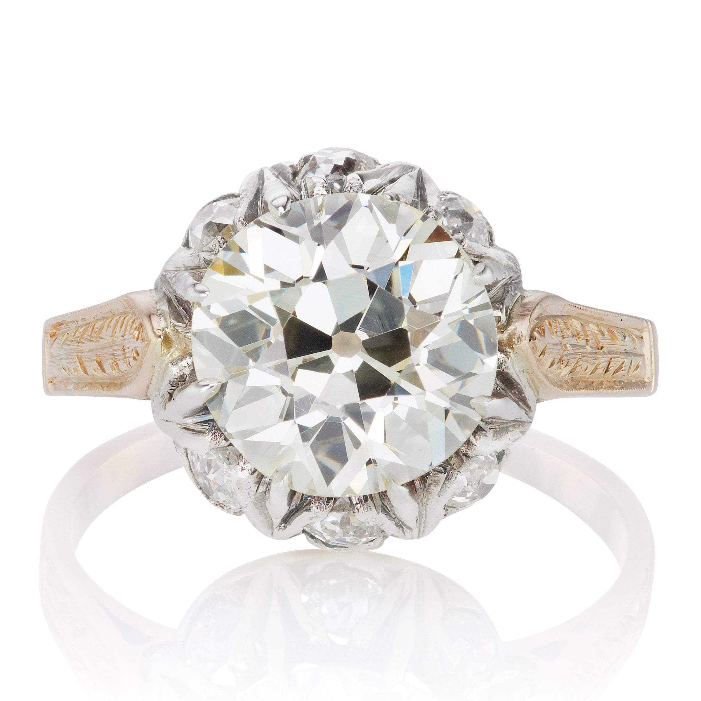 3.24ct old European cut diamond