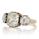 3.27ct antique cushion diamond