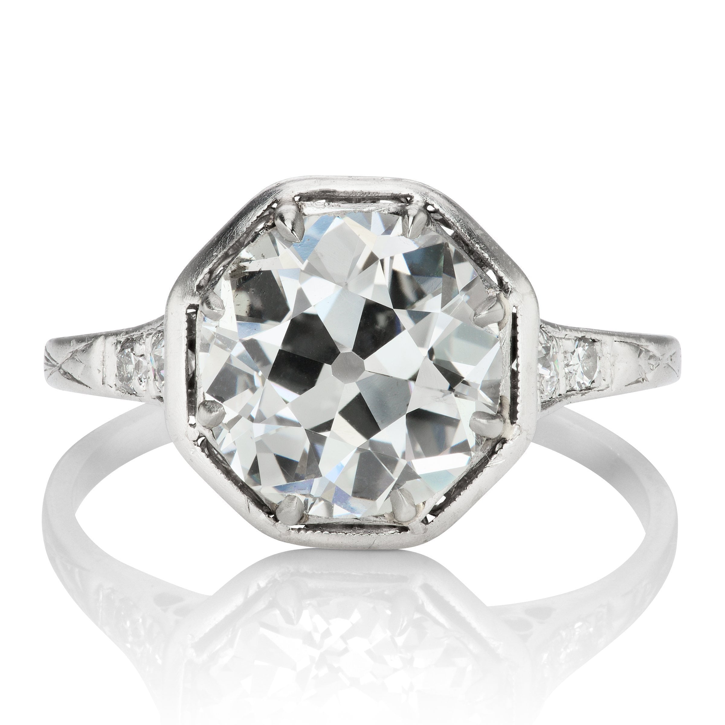 3.27ct old European cut diamond