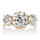 3.29ct Old mine cut diamond Rings