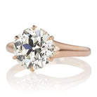 3.40ct old European cut diamond Ring