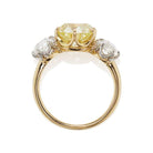 3.42ct old mine cut diamond Rings