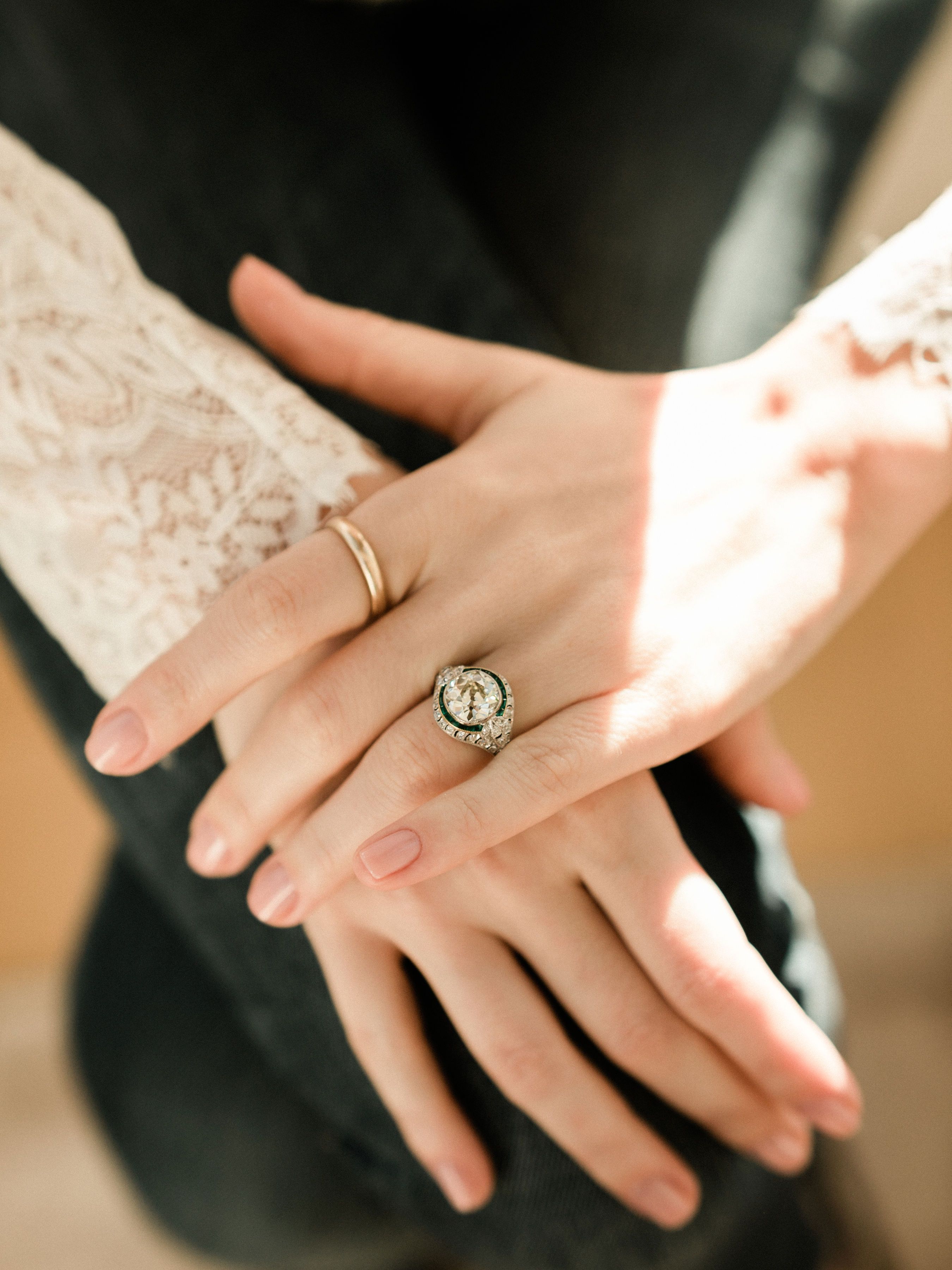 3.43ct old mine cut diamond