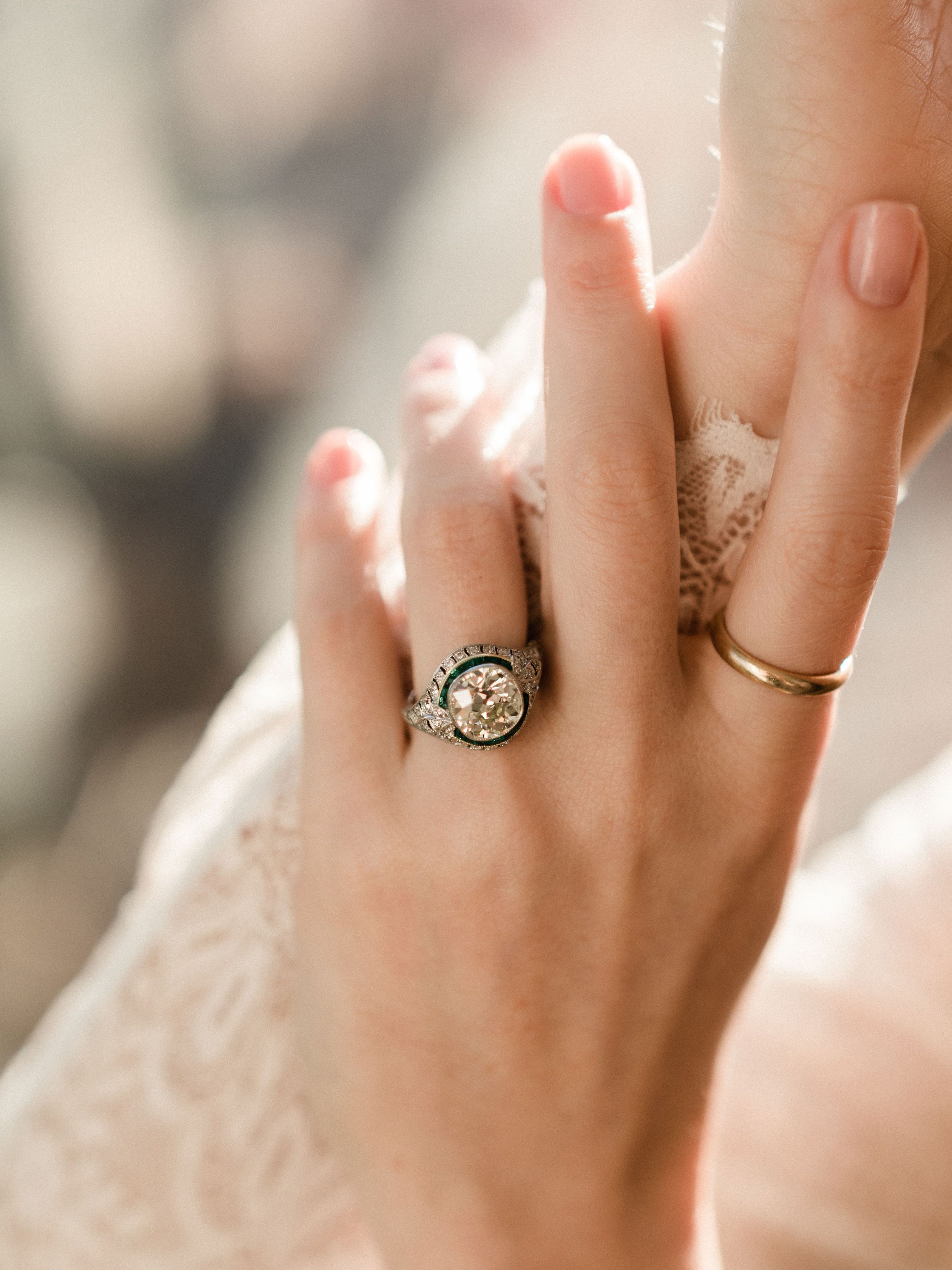 3.43ct old mine cut diamond