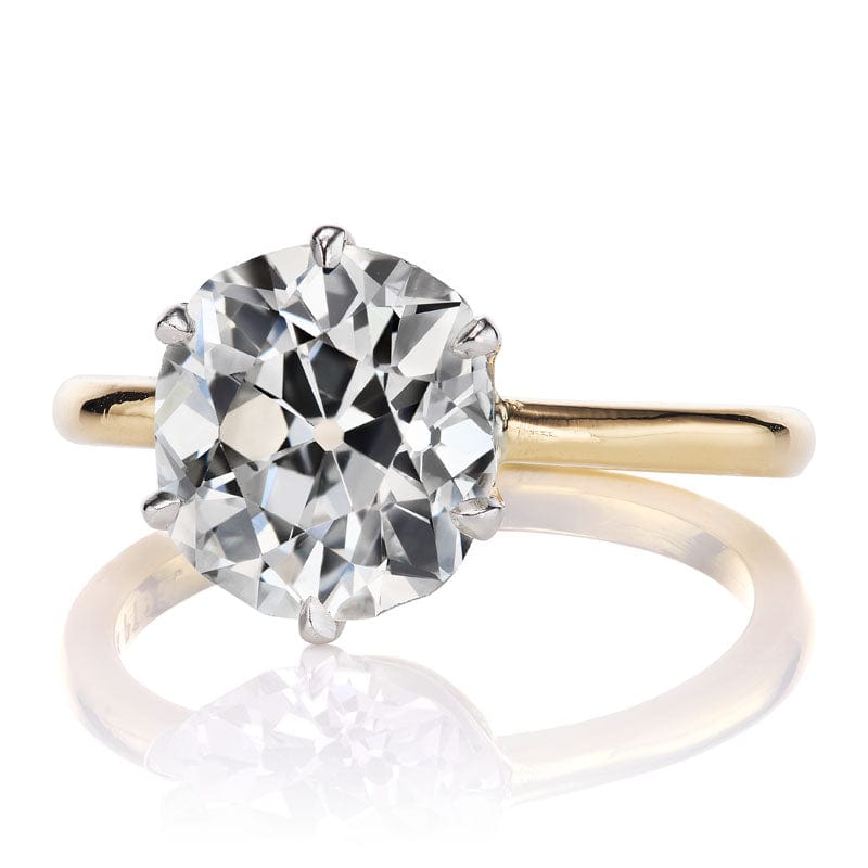 3.44ct old mine cut diamond diamond