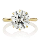 3.47ct old European cut diamond