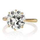 3.47ct old European cut diamond