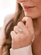 Vintage 3.47 ct Old European Cut Bezel Set Solitaire Engagement Ring