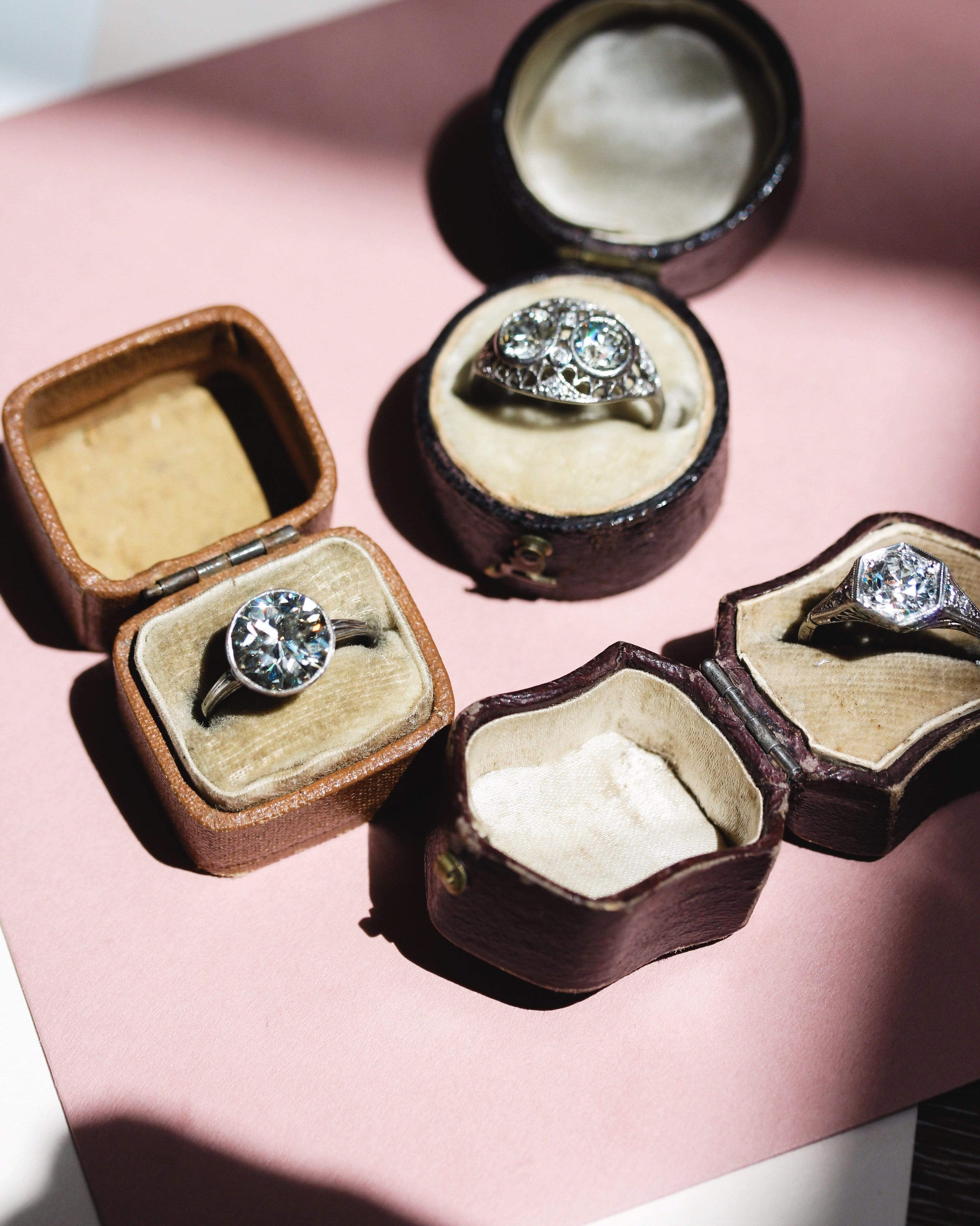 3.47ct old European cut diamond