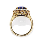 3.50ct Cushion Cut Sapphire Ring