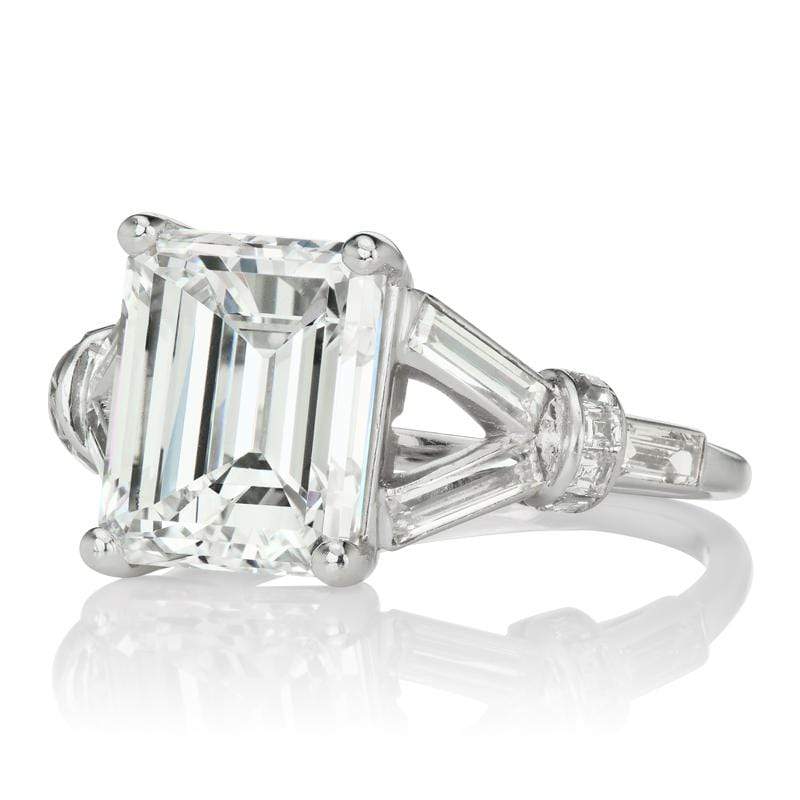 3.50ct emerald cut diamond