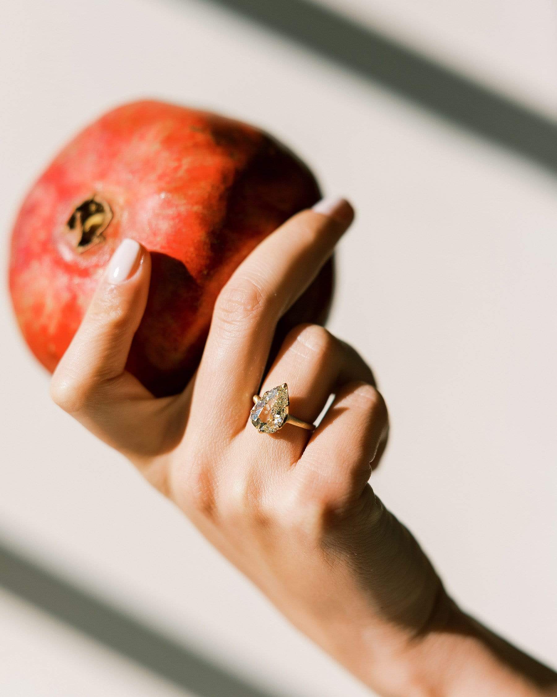 3.50ct Pear Diamond Ring