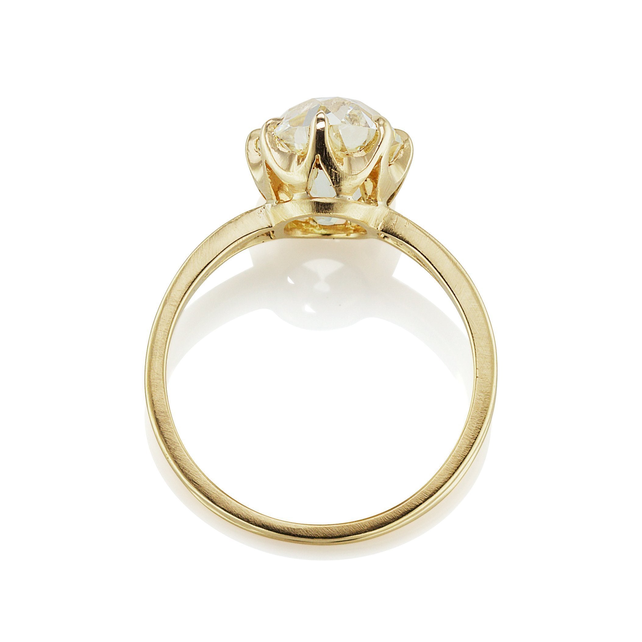 3.52ct Oval Diamond 3.5 Carat Oval Engagement Ring