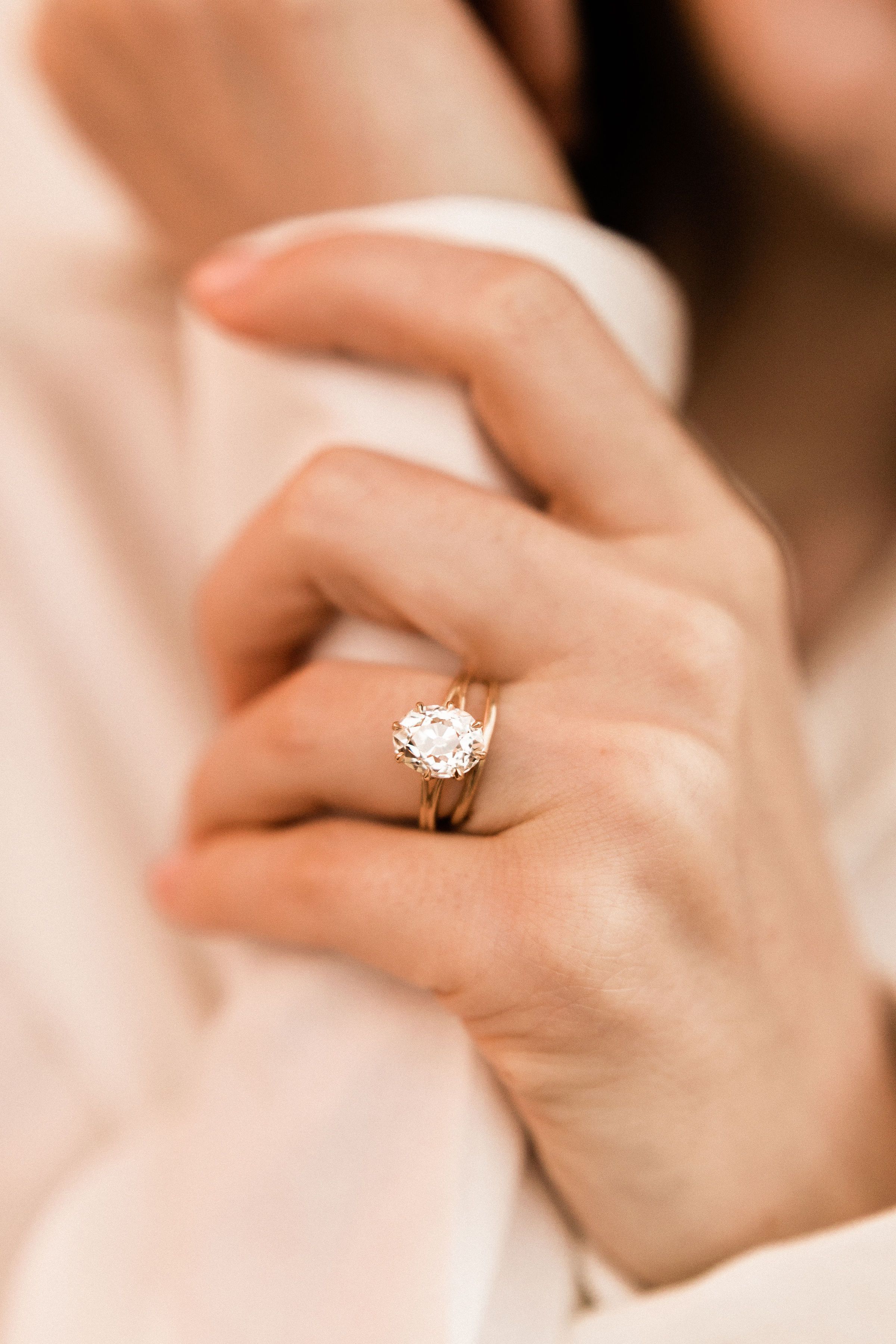 3.52ct Oval Diamond 3.5 Carat Oval Engagement Ring