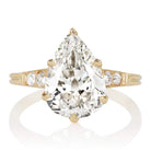 3.53ct Pear cut diamond Rings