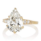 3.53ct Pear cut diamond Rings