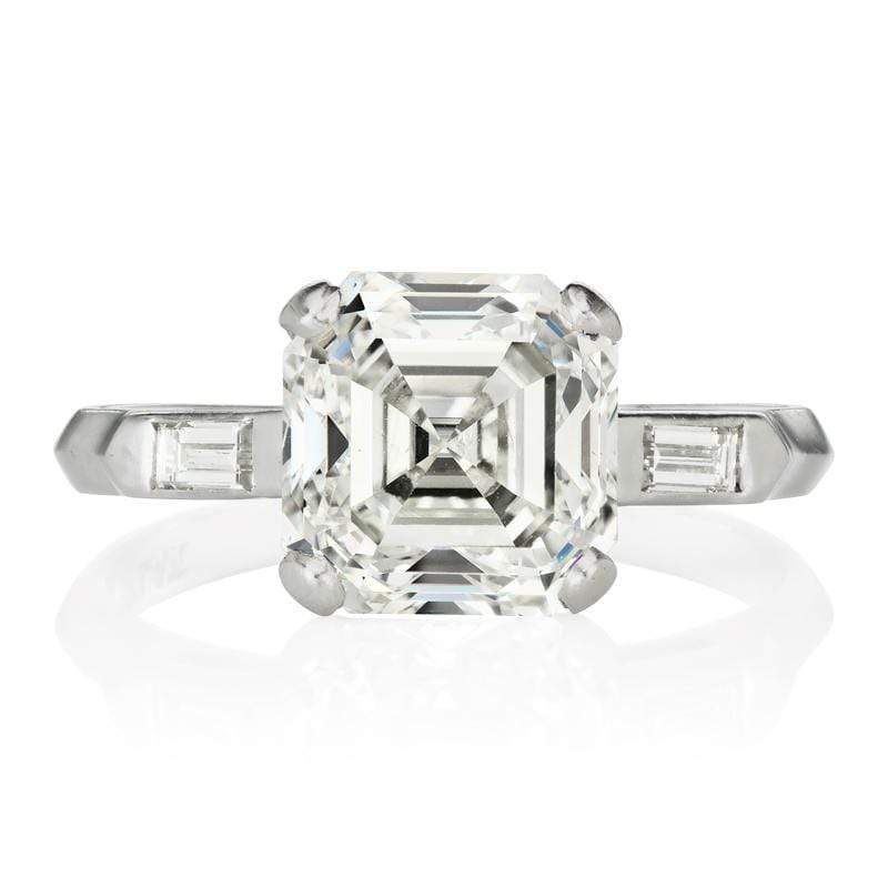 3.59ct Asscher cut diamond