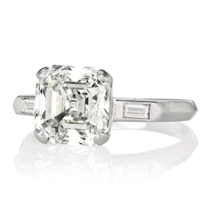 3.59ct Asscher cut diamond