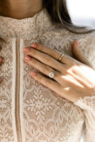 3.60ct old European cut diamond Vintage Diamond Engagement Ring With Milgrain