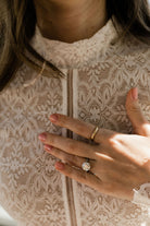 3.60ct old European cut diamond Vintage Diamond Engagement Ring With Milgrain