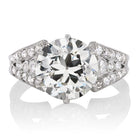 3.60 ct Transitional Cut Diamond in Platinum Setting 