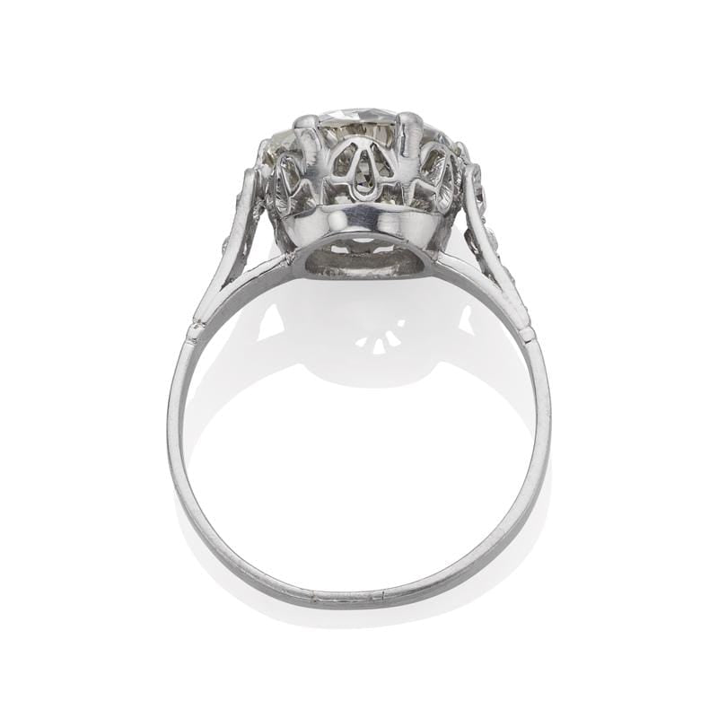 3.61ct old European cut diamond Ring