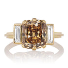 3.64ct old mine cut diamond Rings