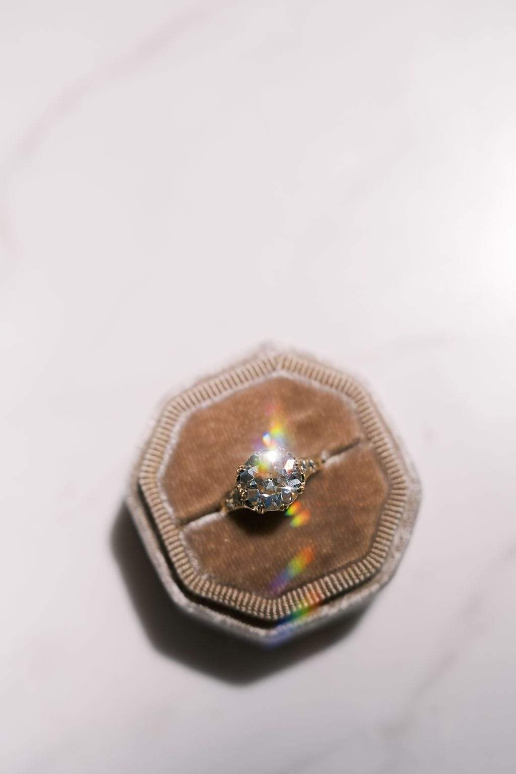 Old European cut diamond 