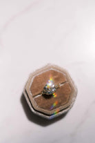 Fiery 3.68 Carat Old European Cut Diamond in an 8-prong 18 Karat Yellow Gold Setting