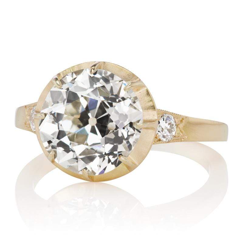 3.69ct old European cut diamond Ring