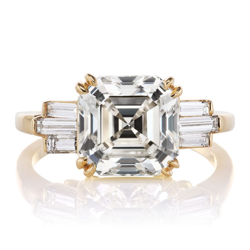 3.72 asscher cut diamond