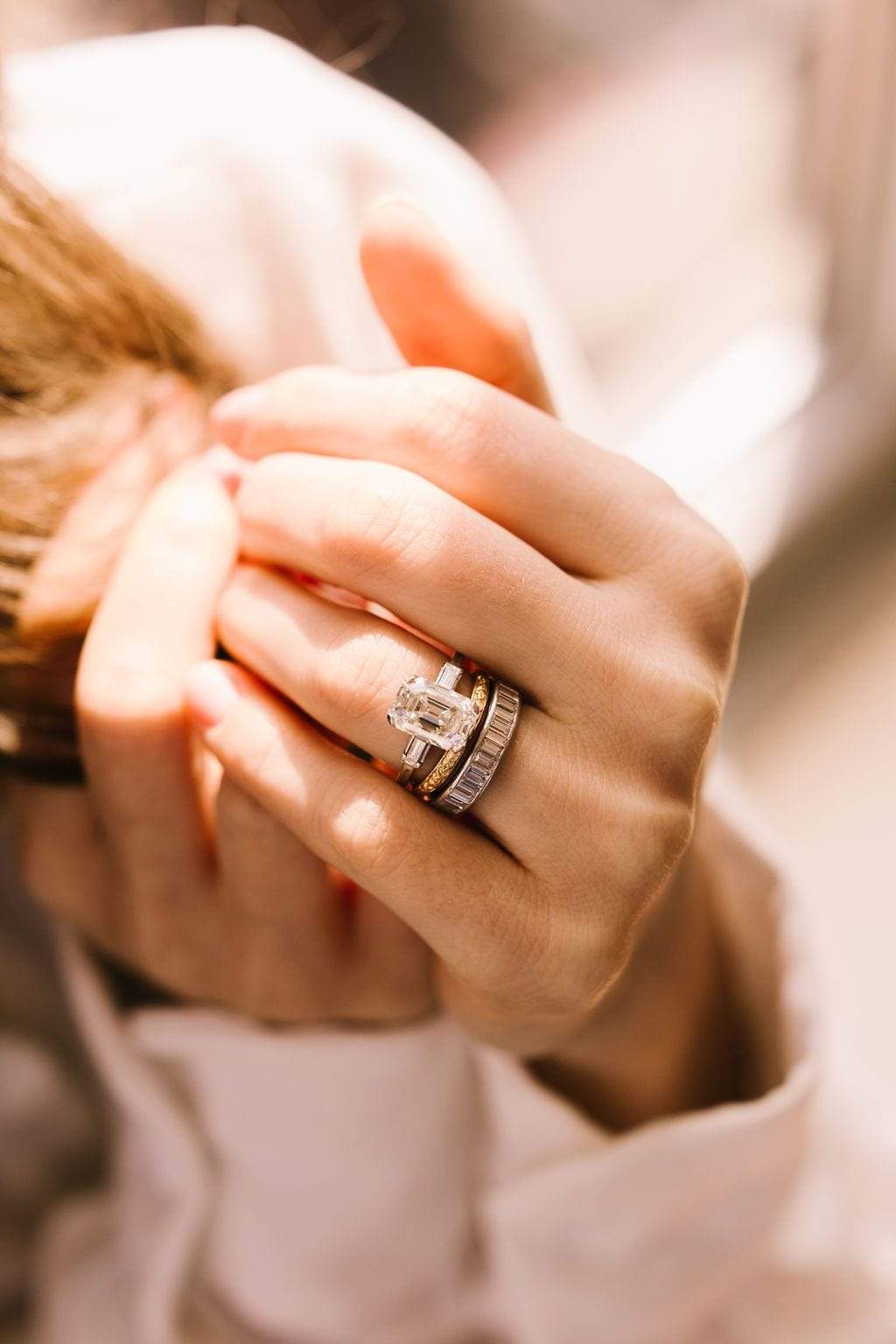 3.79ct Emerald cut diamond