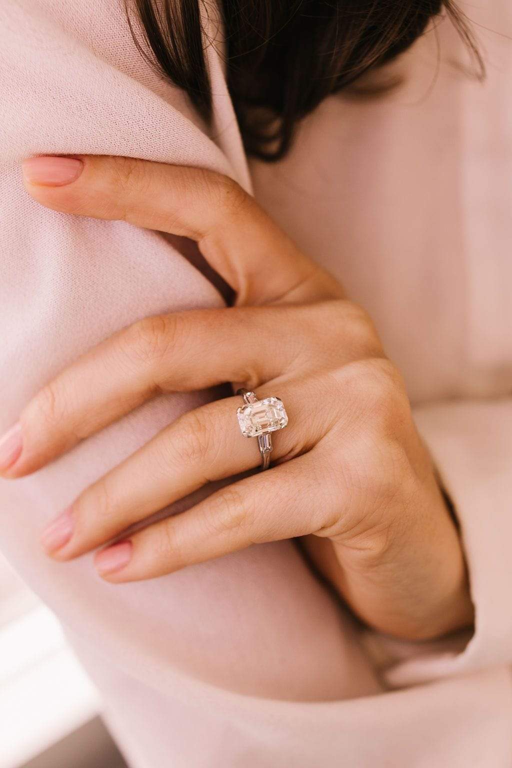 3.79ct Emerald cut diamond