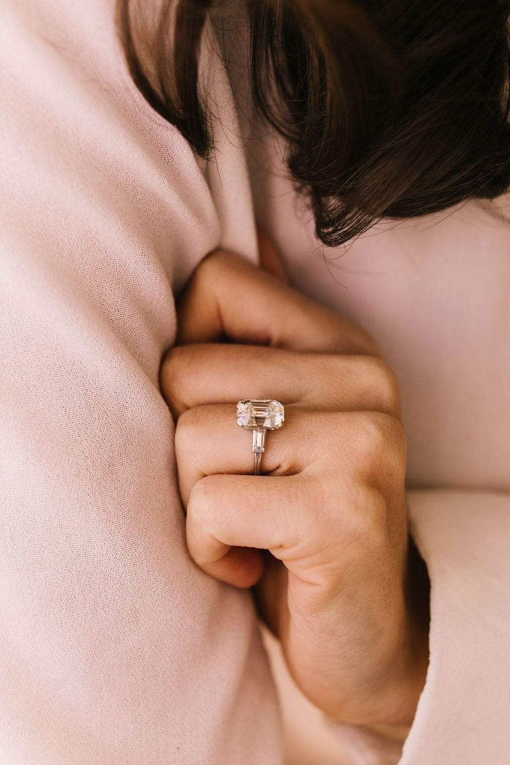 3.79ct Emerald cut diamond