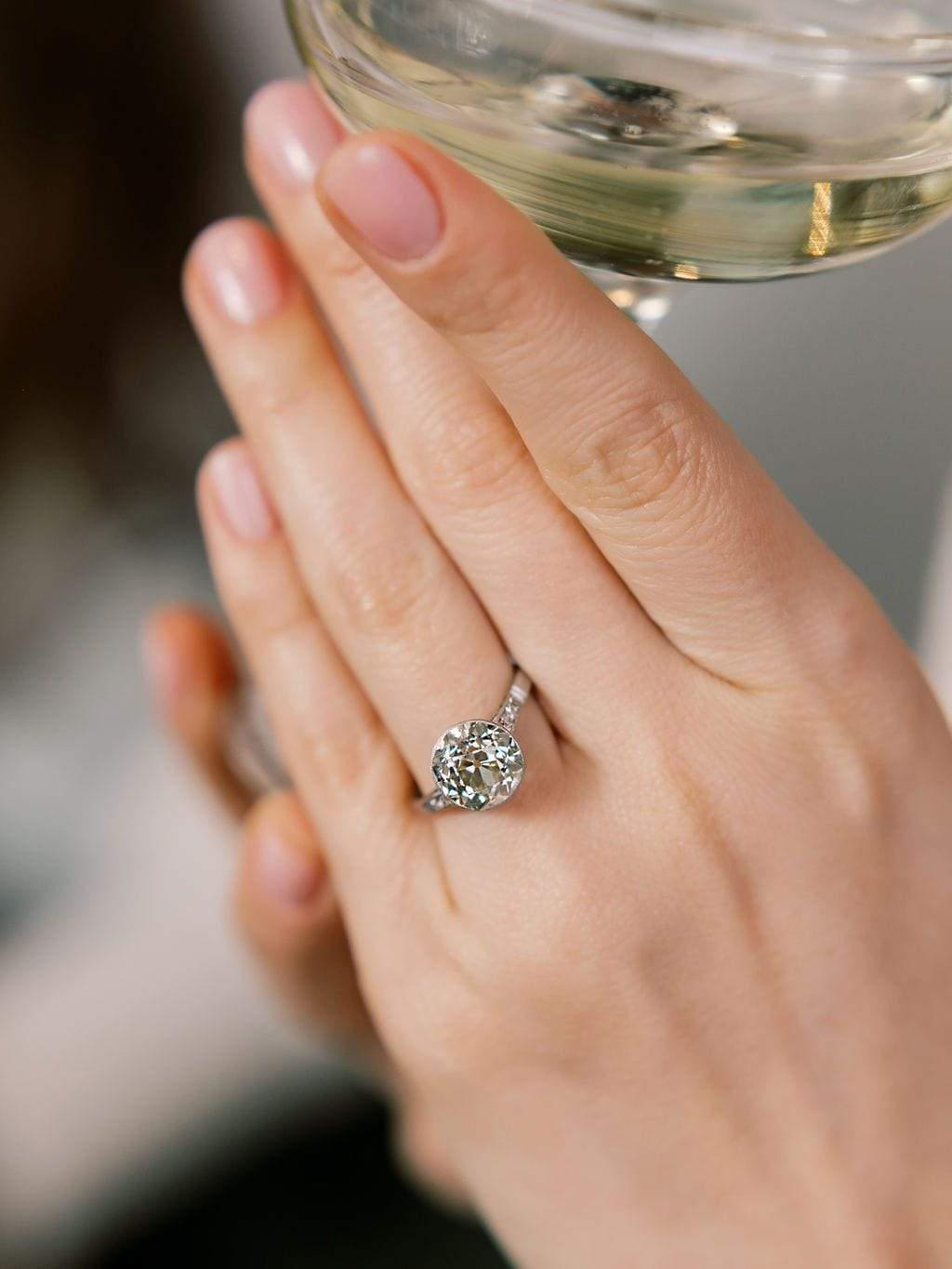 Old European cut diamond 