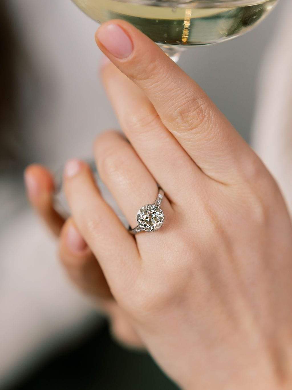 Old European cut diamond 