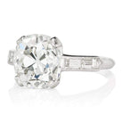 3.84ct old mine cut diamond