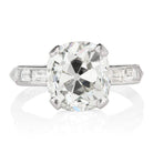 3.84ct old mine cut diamond