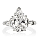 3.87ct Pear cut diamond Ring