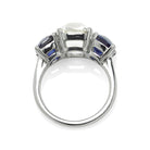 3.88ct old mine cut diamond Ring