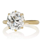 3.95ct old mine cut diamond