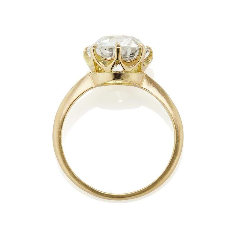 3.95ct old mine cut diamond