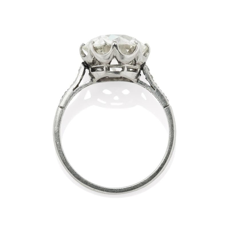 3.97ct old European cut diamond Ring