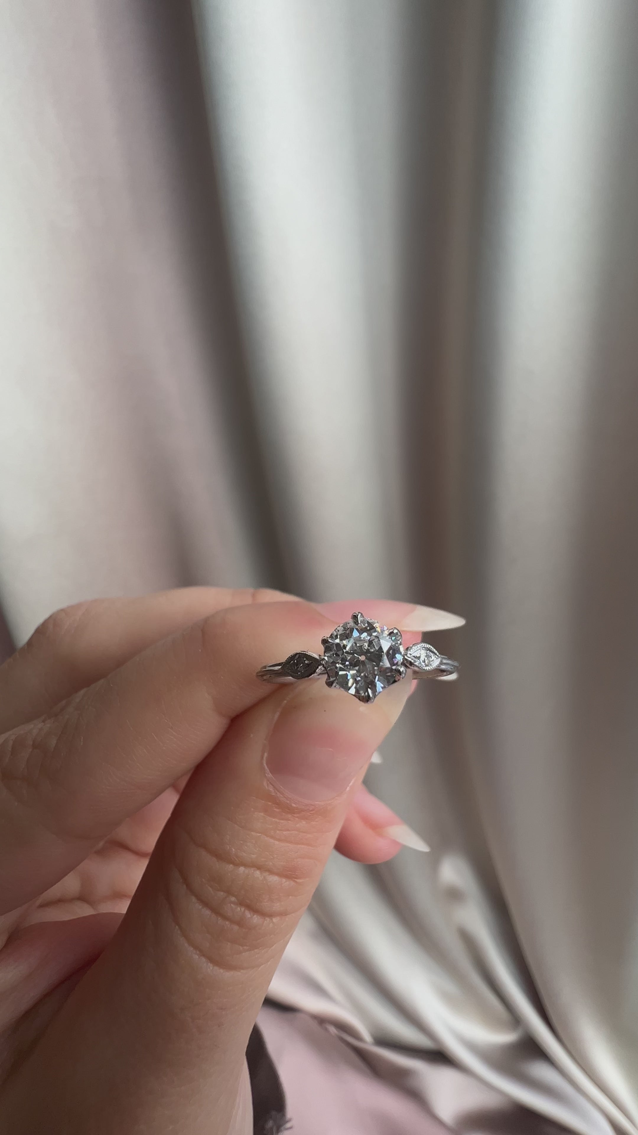 Old European cut diamond 