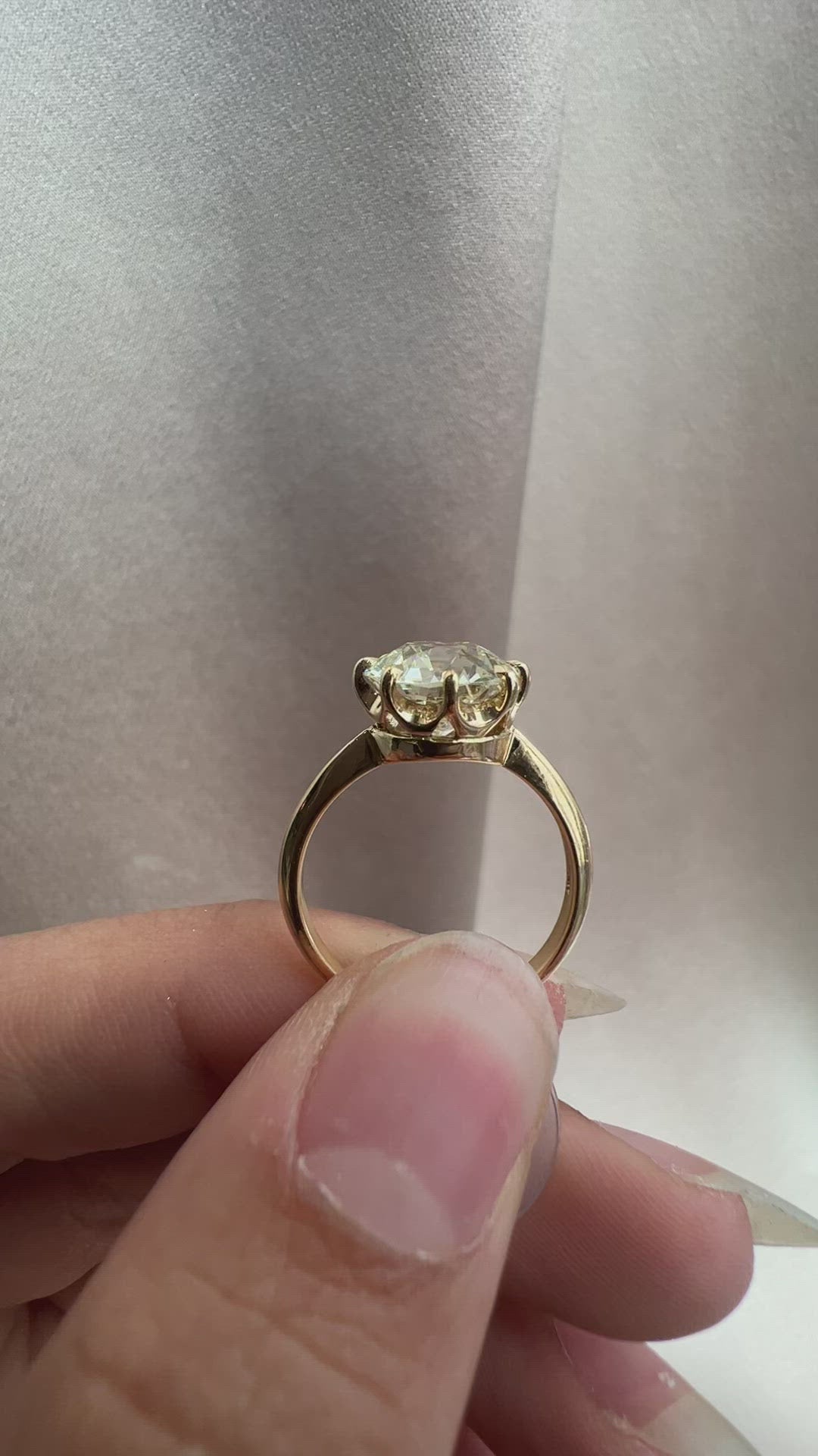 Old European cut diamond 
