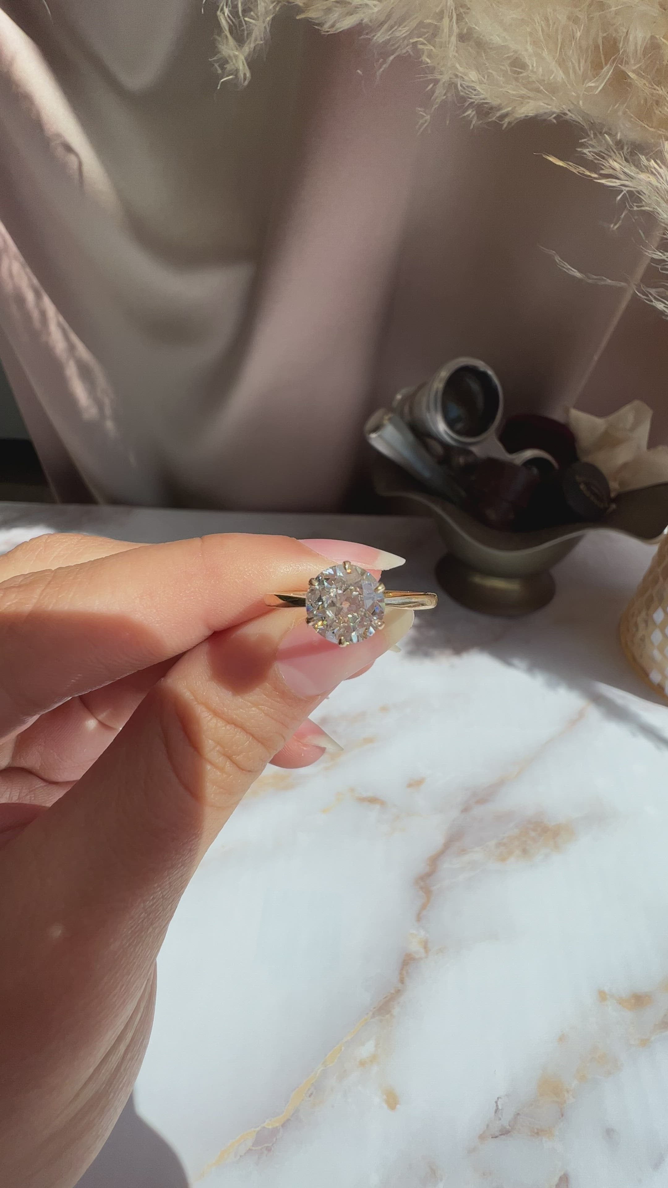 Old European cut diamond 