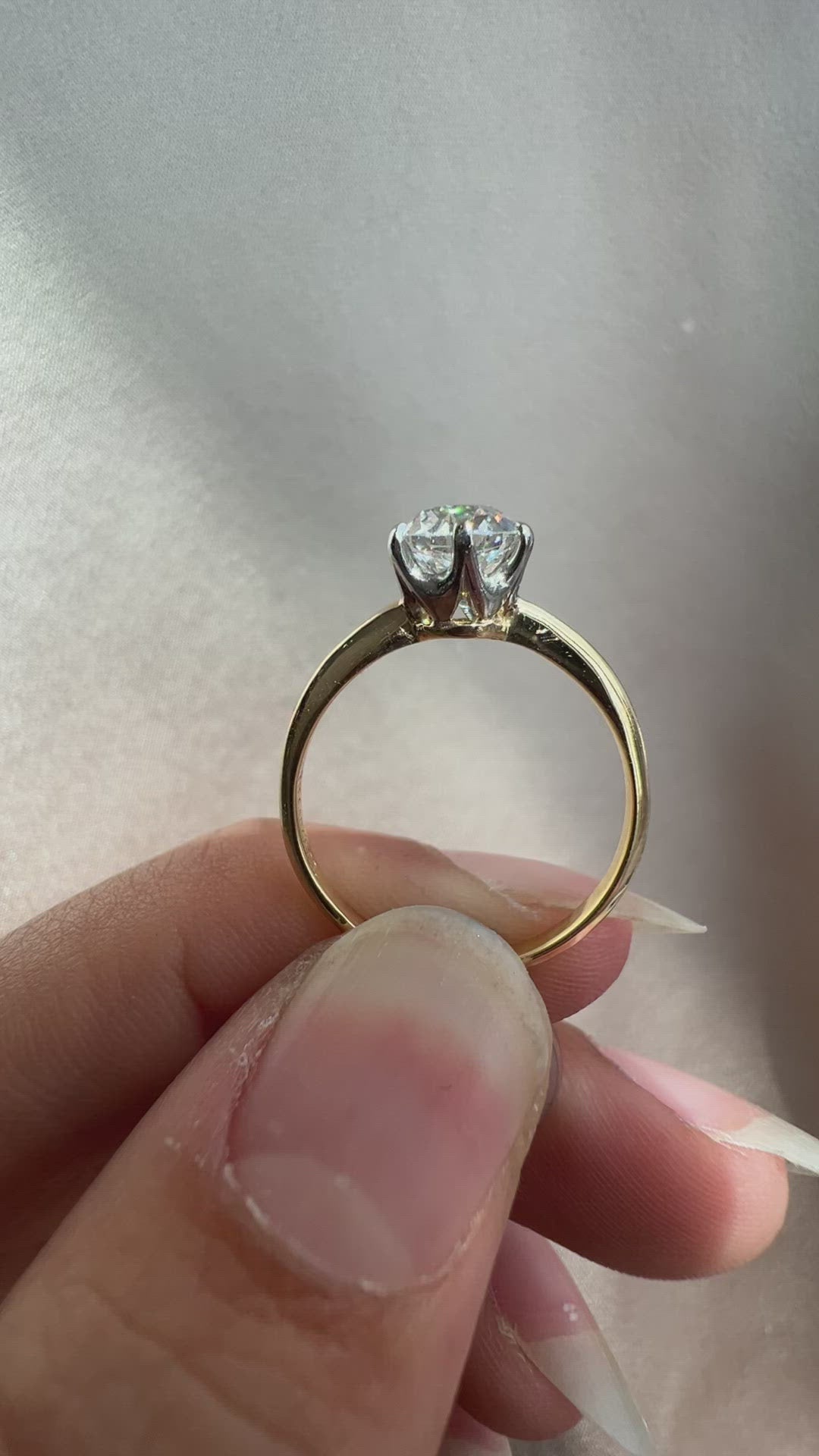 Old European cut diamond 