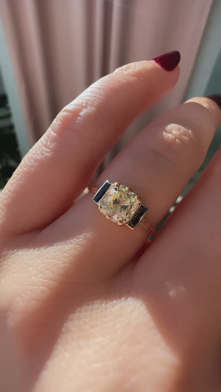 Old Mine cut diamond 