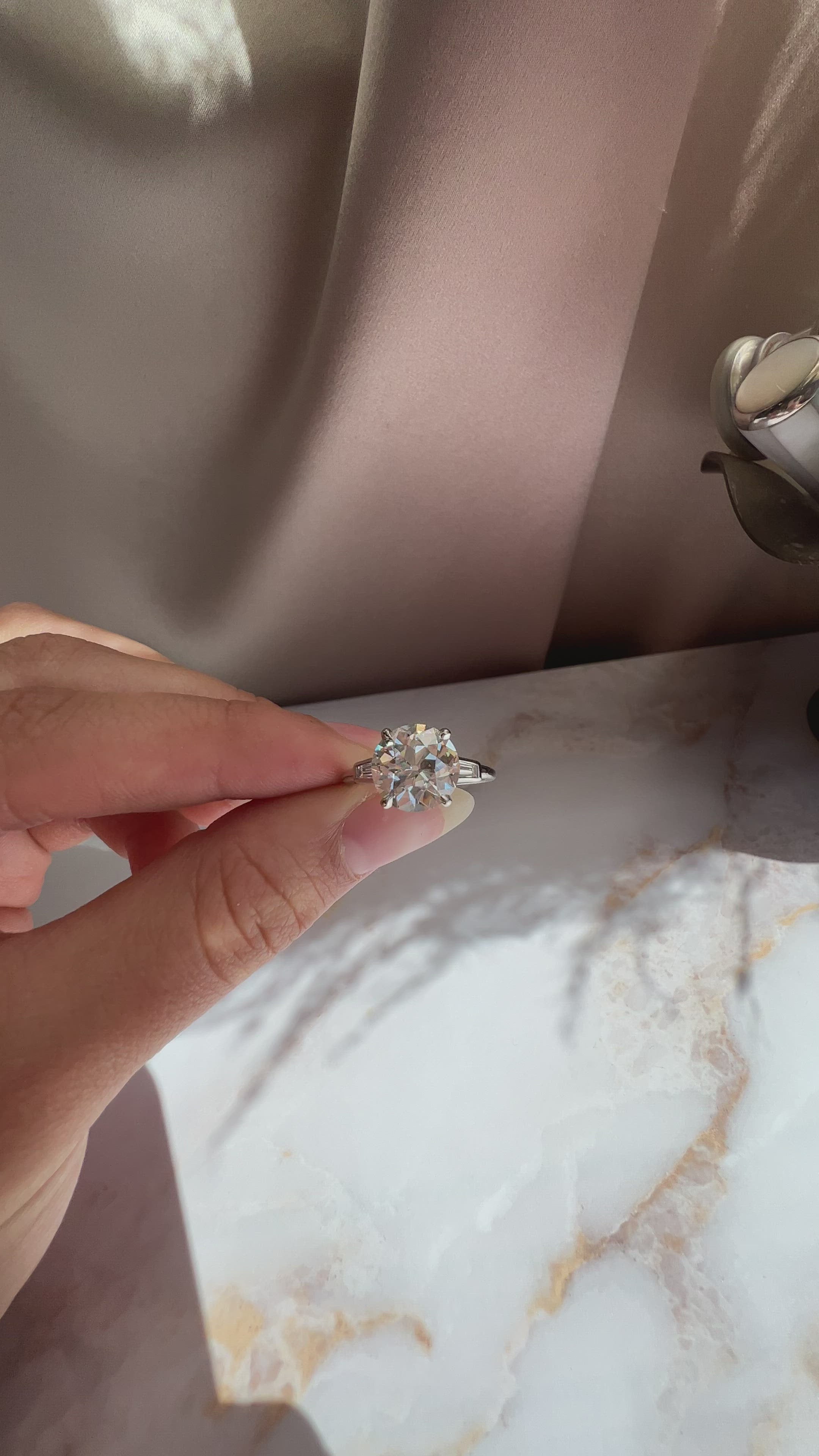 Old European cut diamond 